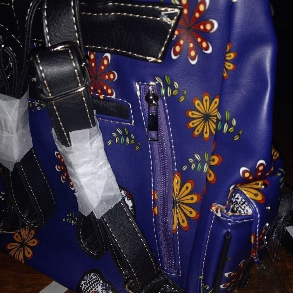 Day of The Dead Sugar Skull Backpack - Picture 4 of 5